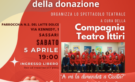 Teatro e Solidarietà: “A mi la dimandas a Ciccitta?” per AIDO Sardegna